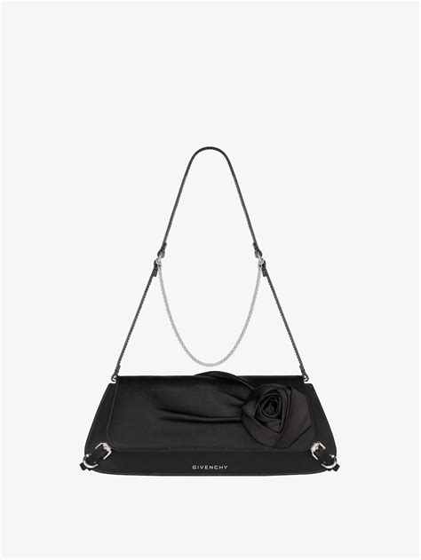 givenchy 19520 clutch|Voyou Clutch bag in draped satin with floral ornament in .